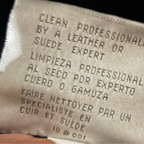 Nine West Black 100% Leather Jacket Women’s Size S - Picture 8 of 9